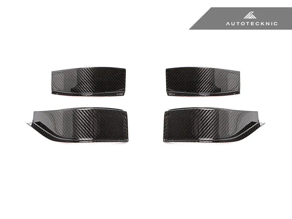 AutoTecknic G8X M3 / M4 Dry Carbon GT4 Bumper Canard Set