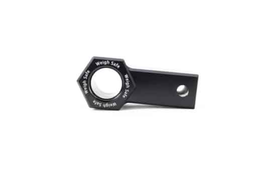 Weigh Safe Towing Recovery - Cerakote Aluminum Soft Shackle Hitch Ring - Black