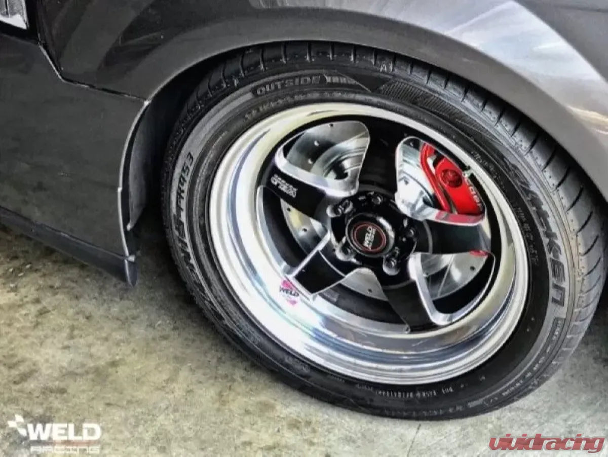 Weld S71 18x10 / 5x4.75 BP / 7.1in. BS Black Wheel (High Pad) - Non-Beadlock - 0