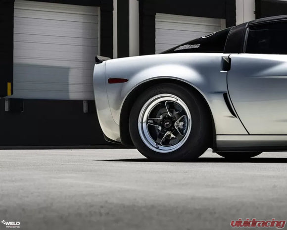 Weld S71 18x10 / 5x4.75 BP / 7.1in. BS Black Wheel (High Pad) - Non-Beadlock