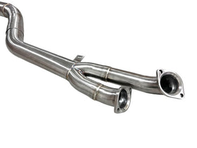 MAD BMW G87 M2 S58 Resonated Single Midpipe (Brace Included) - 0