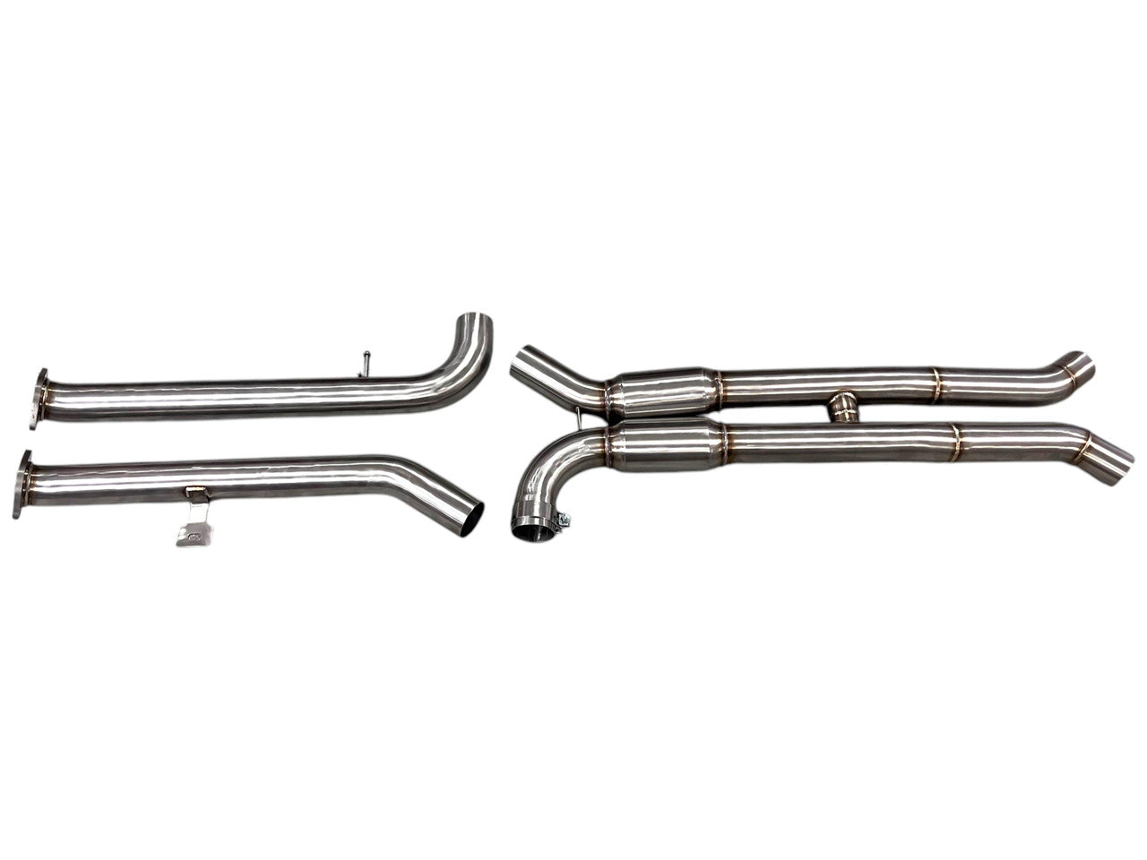 MAD BMW S58 Resonated H-Pipe Midpipe M2 G87 - 0