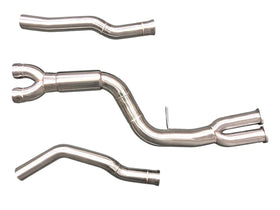 MAD BMW F87 M2C S55 Single Midpipe Resonated W/ Brace - 0