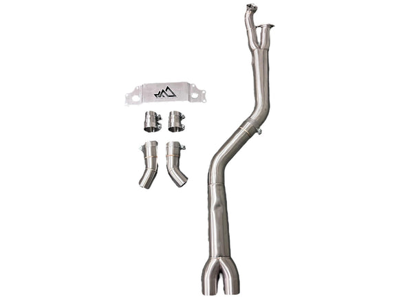 MAD BMW S58 4" Fat Boy Single Midpipe M2 G87