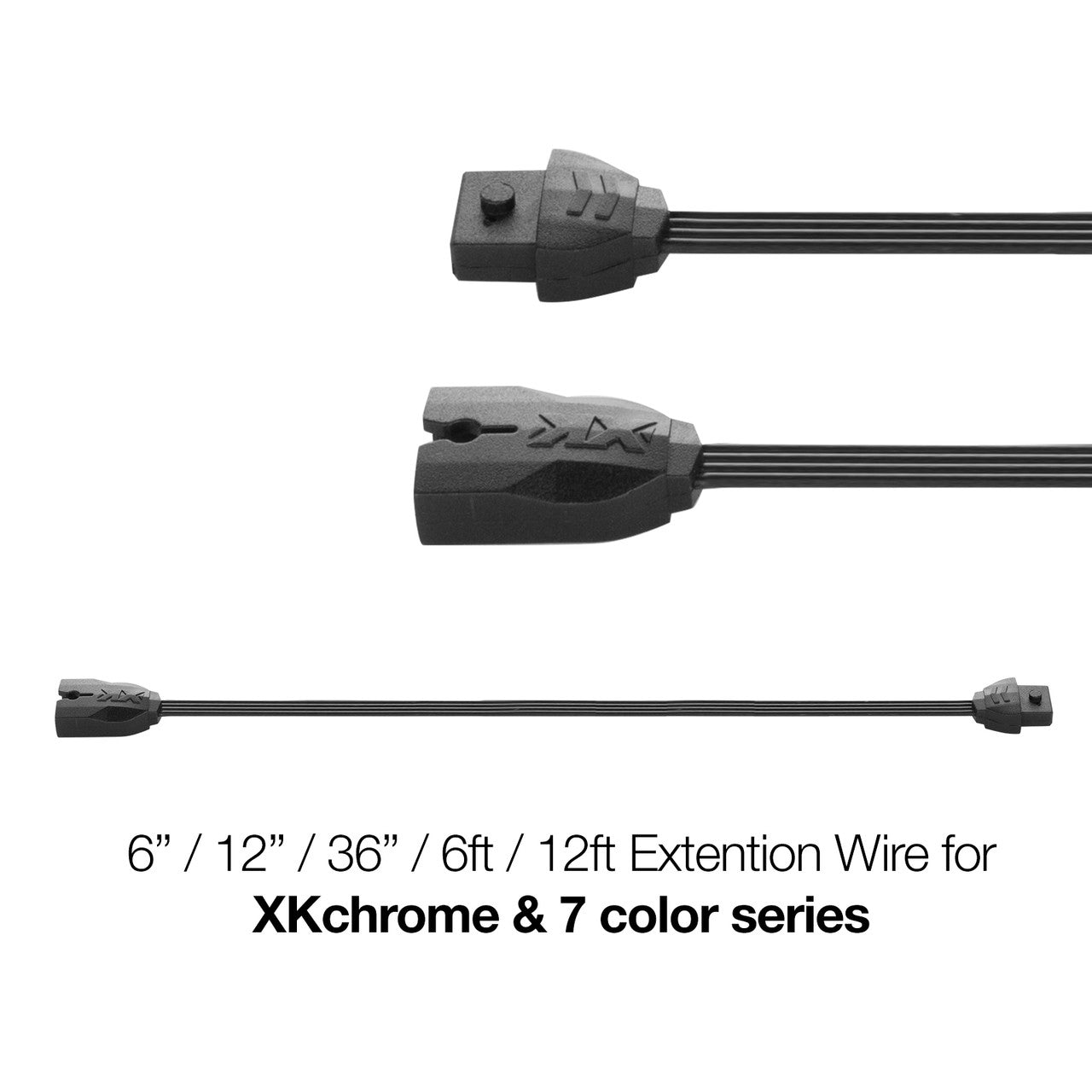 XK Glow 6 Foot - 4 Pin Extension Wire for XKchrome & 7 Color Series - 0