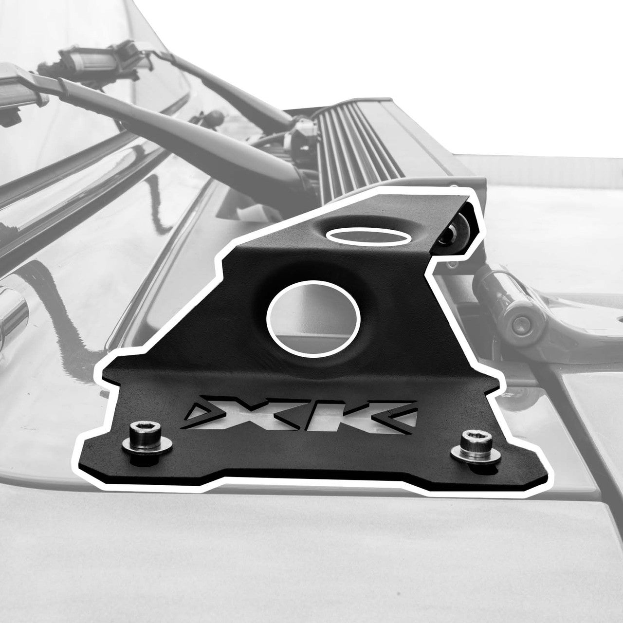 XK Glow Cowl Light Bar Bracket for Jeep Gladiator JT & Wrangler JL (30-32In Bar) - 0