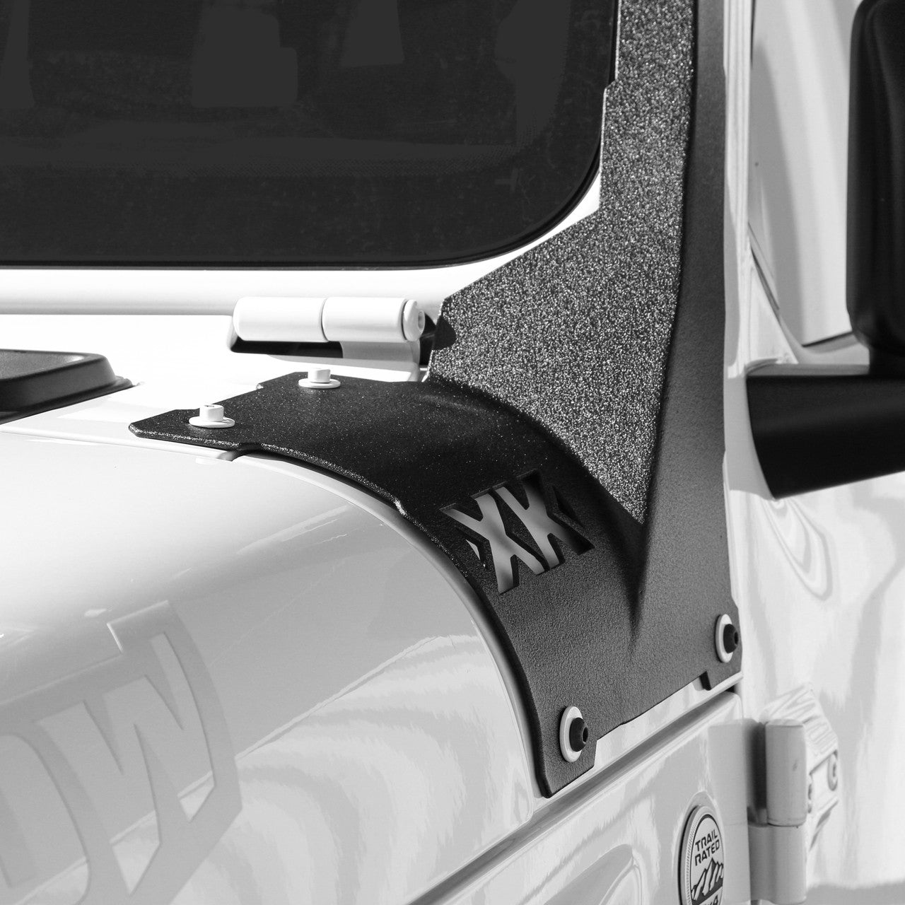 XK Glow Jeep JL JT A-pillar Light Bar Bracket Kit 50-52In - 0