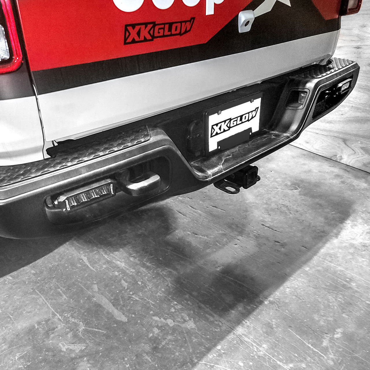 XK Glow Jeep JT Rear Bumper Bar Bracket Kit 6In - 0