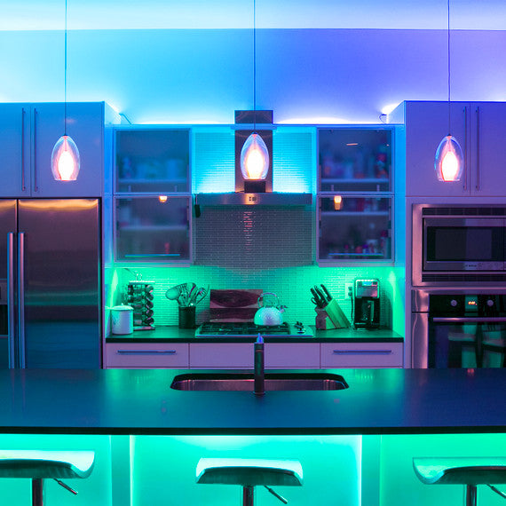 XK Glow Tubes Million Color XKCHROME App Controlled Home Indoor & Outdoor LED Light Kit 4x12In - 0