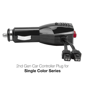 XK Glow 2nd Gen 12V Control Plug w 3 Mode Button Single Color Series