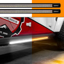 XK Glow Jeep & Truck Running Board Light w/ Turn Signal 2x60in White + Amber-1