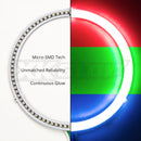 XK Glow 2x60mm - RGB Switchback Halo Million Color XKCHROME Smartphone App Controlled Kit-3