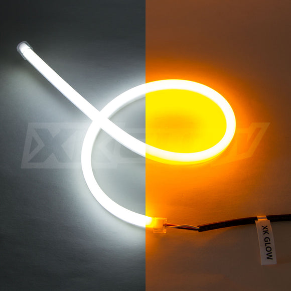 XK Glow 24inch - 2pc Sequential Switchback LED Strip Kit DRL Turnsignal for Headlights
