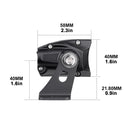 XK Glow Razor Light Bar Auxiliary High Beam Driving No Wire & Switch 6in-2