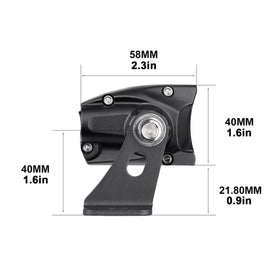 XK Glow Razor Light Bar Auxiliary High Beam Driving No Wire & Switch 6in - 0