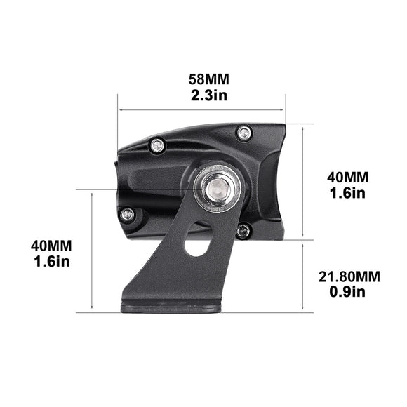 XK Glow Razor Light Bar Auxiliary High Beam Driving No Wire & Switch 6in