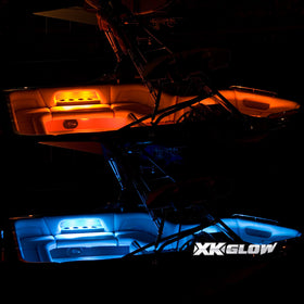 XK Glow Flex Strips 2 Million Color XKGLOW LED Accent Light Marine/Boat Kit 6x36In Strips + 6x 10In - 0