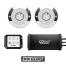 XK Glow RGB LED UNDERWATER LIGHT KIT FOR BOAT 2PC 48W-1