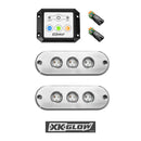 XK Glow RGB LED UNDERWATER LIGHT KIT FOR BOAT 2PC 27W-1