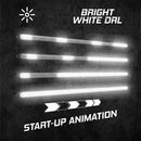 XK Glow 11In Switchback Grill Lights with Start-up Animation & Sequential Turn Signals-3