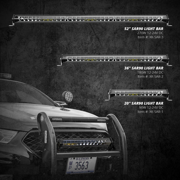 XK Glow SAR Light Bar - Emergency Search and Rescue Light 20In