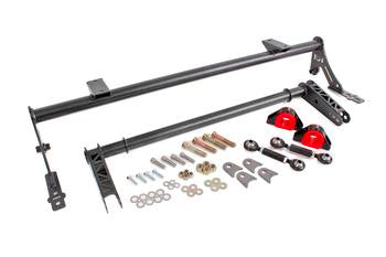 BMR 05-14 S197 Mustang Rear Bolt-On Hollow 35mm Xtreme Anti-Roll Bar Kit (Poly) - Black Hammertone