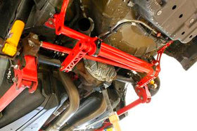 BMR 05-14 S197 Mustang Rear Bolt-On Hollow 35mm Xtreme Anti-Roll Bar Kit (Polyurethane) - Red - 0