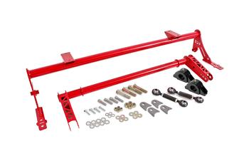 BMR 05-14 S197 Mustang Rear Bolt-On Hollow 35mm Xtreme Anti-Roll Bar Kit (Delrin) - Red