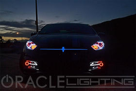 Oracle Dodge Dart 13-16 WP LED Projector Fog Halo Kit - White SEE WARRANTY