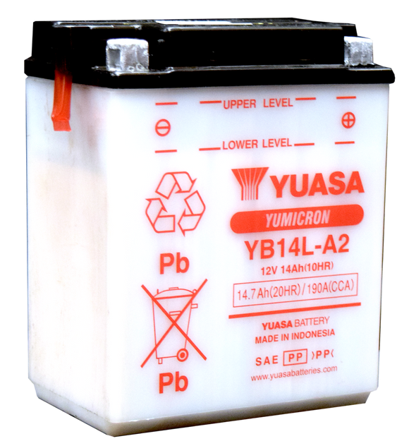 Yuasa YB14L-A2 Yumicron CX 12 Volt Battery