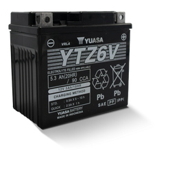 Yuasa YTZ6V Maintenance Free AGM 12 Volt Battery