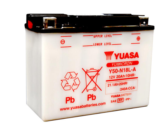 Yuasa Y50-N18L-A Yumicron 12 Volt Battery