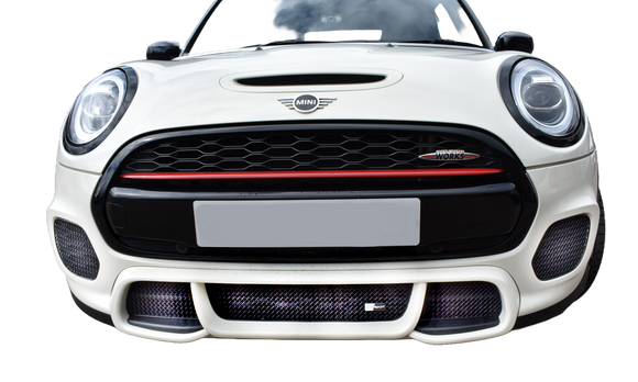 Zunsport Mini Cooper F56 / F57 JCW (LCI 1) Front Grille Set - Silver Finish