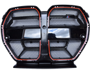 Zunsport BMW G8X M3 & M4 CS / M4 CSL - Front Grille Mesh Set (with cut out) - Black Finish-1