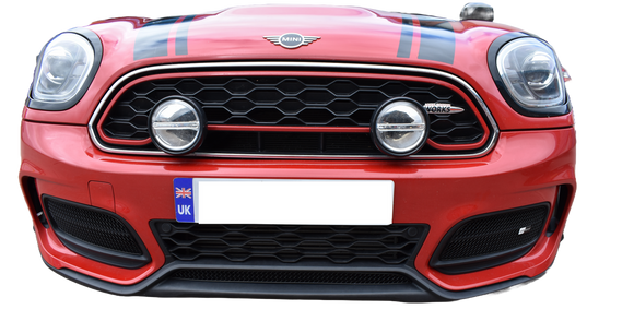 Zunsport Mini Countryman JCW F60 Front Grille Set - Black Finish