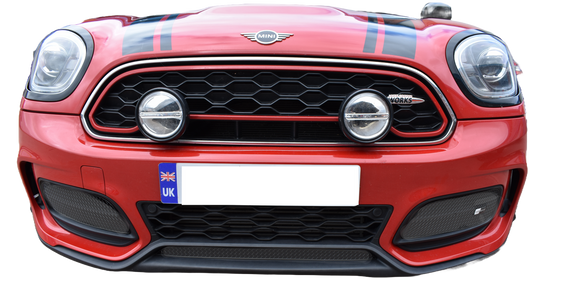 Zunsport Mini Countryman JCW F60 Front Grille Set - Silver Finish