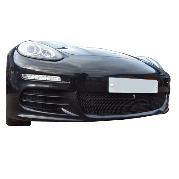 Zunsport Porsche Panamera 970 Facelift Front Grille Set - Black Finish
