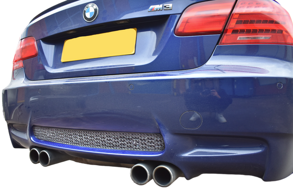 Zunsport BMW E92 M3 - Rear Grille - Silver finish