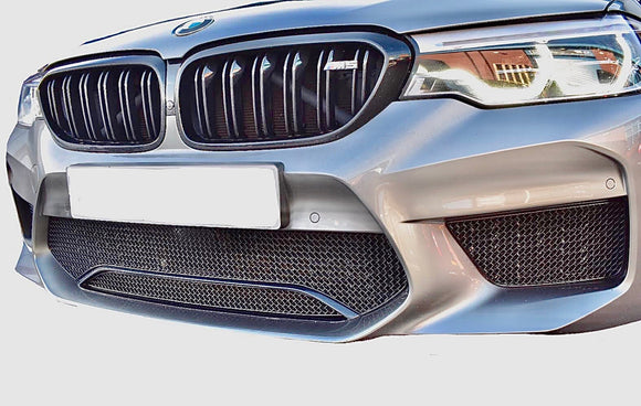 Zunsport BMW M5 Competition F90 Front Grille Set - Silver Finish