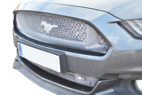 Zunsport Ford Mustang GT Front Grille Set - Silver finish