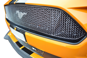Zunsport Ford Mustang GT Facelift Front Grille Set - Silver finish