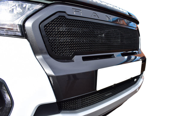 Zunsport Ford Ranger MK7 (T8) - Upper Grille - Black Finish