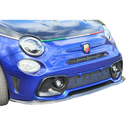 Zunsport Fiat Abarth 595 Series 4 - Front Grille Set - Silver Finish-1