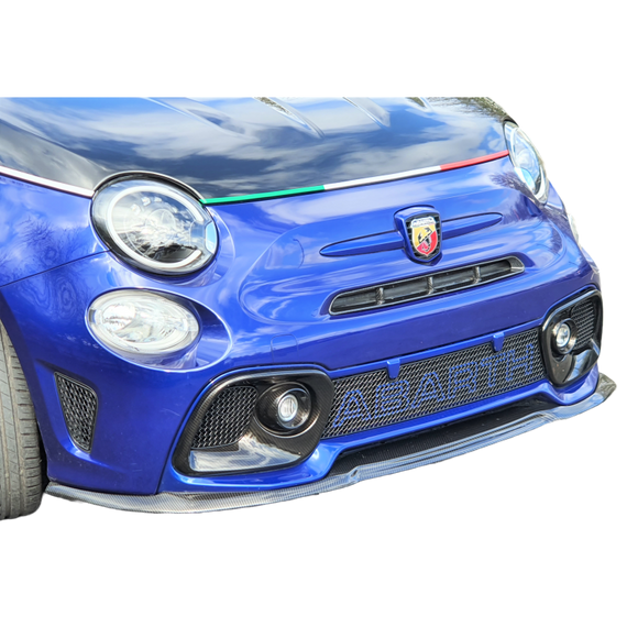 Zunsport Fiat Abarth 595 Series 4 - Front Grille Set - Silver Finish