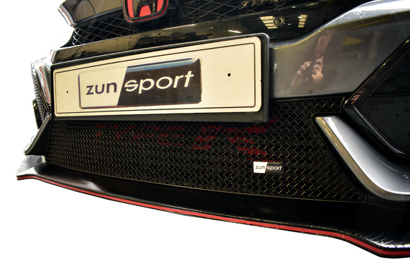 Zunsport Honda Civic Type R FK8 - Lower Grille - Black Finish