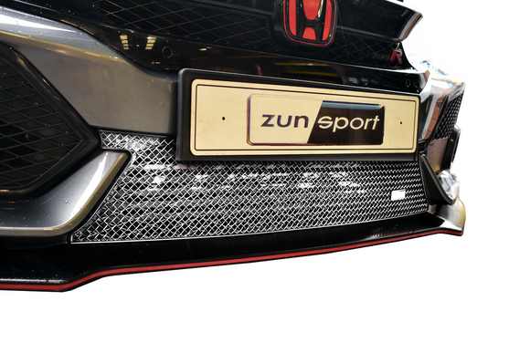 Zunsport Honda Civic Type R FK8 - Lower Grille - Silver Finish