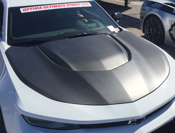 Anderson Composites 17-18 Chevrolet Camaro ZL1 1LE Type-OE Style Dry Carbon Fiber Hood