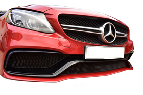 Zunsport Mercedes AMG C63 (W205) Front Grille Set - Black Finish
