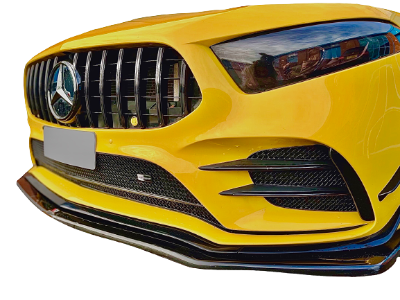 Zunsport Mercedes AMG A35 (W177) Front Grille Set - Silver Finish