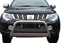 Zunsport Mitsubishi L200 5th Gen Front Grille Set - Silver Finish-1